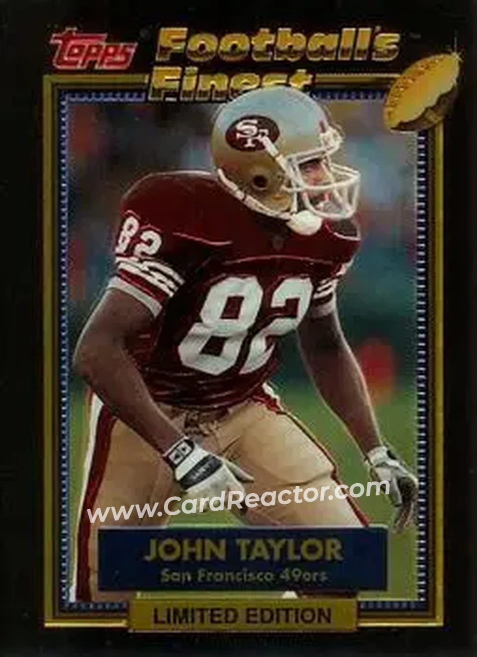 1992 Finest #29 - John Taylor - San Francisco 49ers - Front