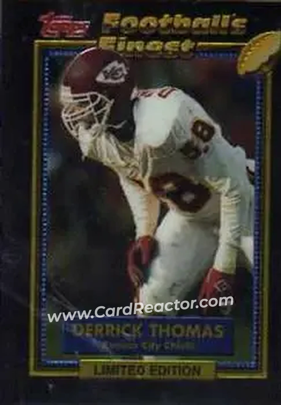 1992 Finest #30 - Derrick Thomas - Kansas City Chiefs