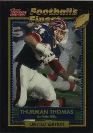 1992 Finest #31 - Thurman Thomas - Buffalo Bills