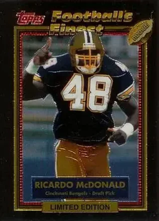 1992 Finest #38 Ricardo McDonald