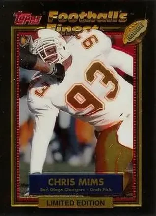 1992 Finest #39 Chris Mims