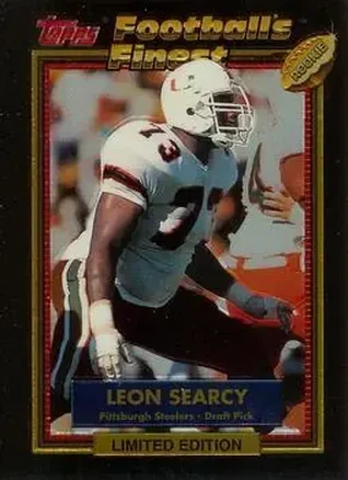 1992 Finest #41 Leon Searcy