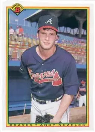 1990 Bowman #3 - Andy Nezelek - Atlanta Braves