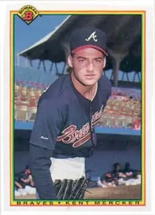 1990 Bowman #6 - Kent Mercker - Atlanta Braves