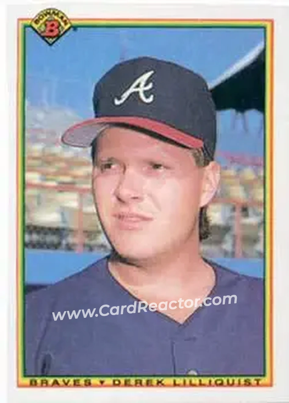 1990 Bowman #7 - Derek Lilliquist - Atlanta Braves - Front