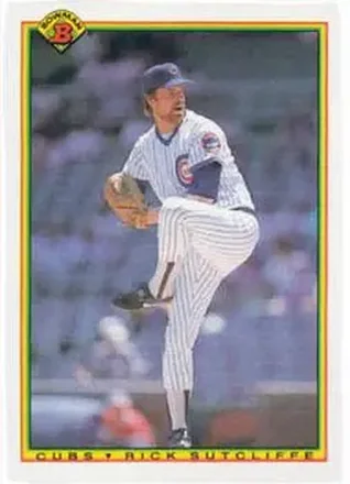 1990 Bowman #21 - Rick Sutcliffe - Chicago Cubs
