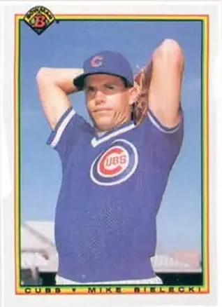 1990 Bowman #22 - Mike Bielecki - Chicago Cubs