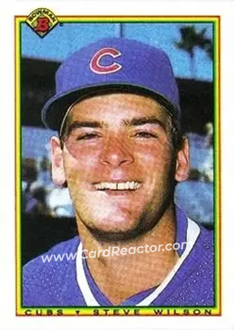 1990 Bowman #23 - Steve Wilson - Chicago Cubs - Front