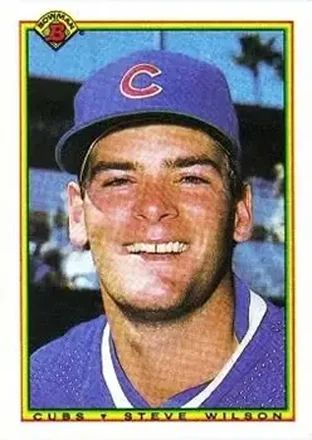 1990 Bowman #23 - Steve Wilson - Chicago Cubs