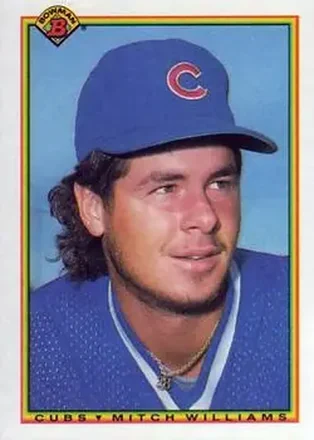 1990 Bowman #25 - Mitch Williams - Chicago Cubs
