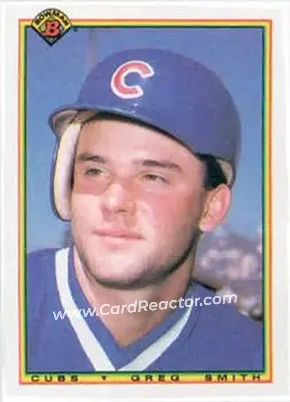 1990 Bowman #31 - Greg Smith - Chicago Cubs - Front