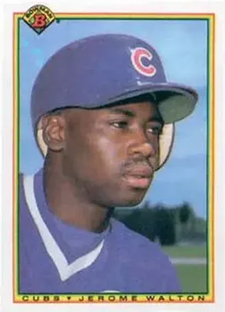 1990 Bowman #35 - Jerome Walton - Chicago Cubs 1990 Bowman #35 - Jerome Walton - Chicago Cubs