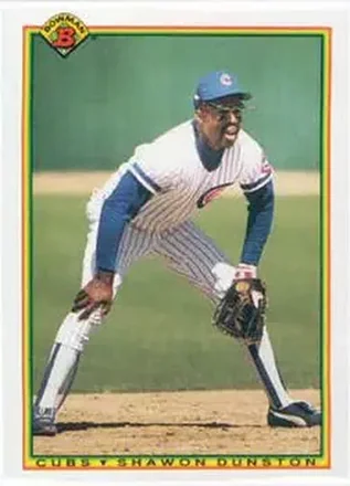 1990 Bowman #38 - Shawon Dunston - Chicago Cubs