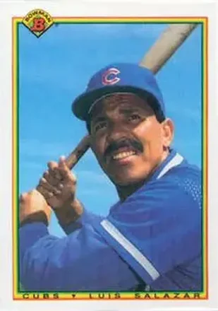1990 Bowman #40 - Luis Salazar - Chicago Cubs