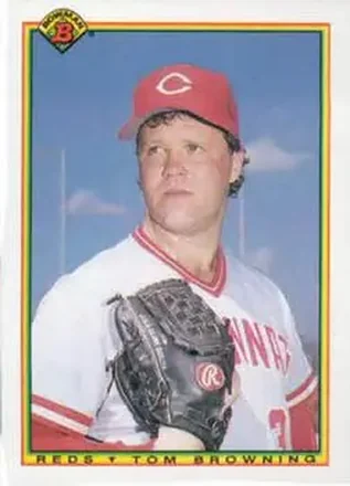 1990 Bowman #43 Tom Browning