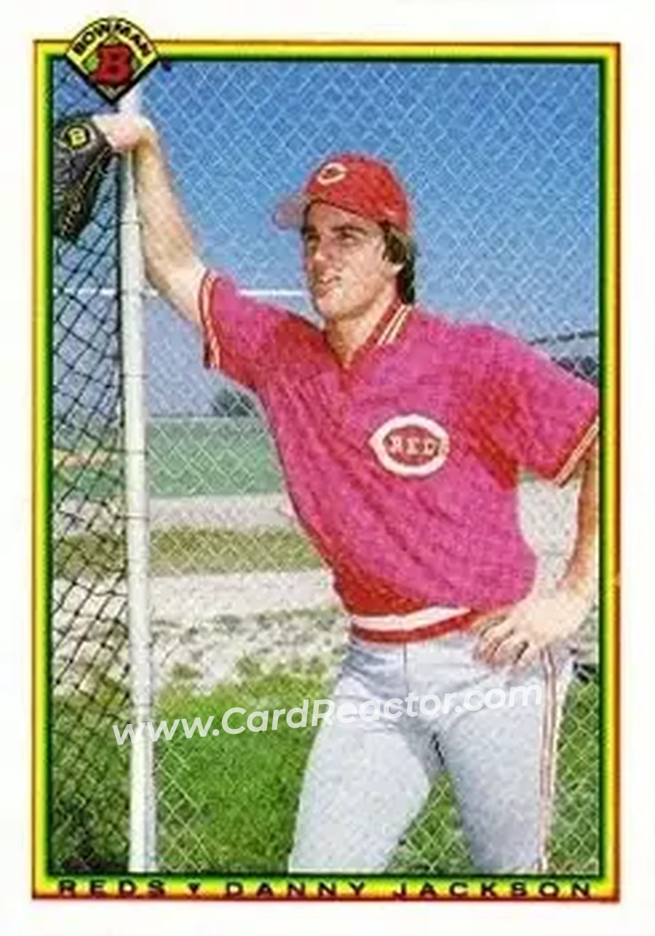 1990 Bowman #44 - Danny Jackson - Cincinnati Reds - Front