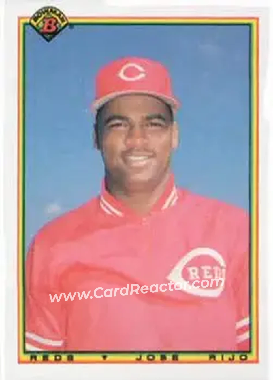 1990 Bowman #45 - Jose Rijo - Cincinnati Reds - Front 1990 Bowman #45 - Jose Rijo - Cincinnati Reds - Front