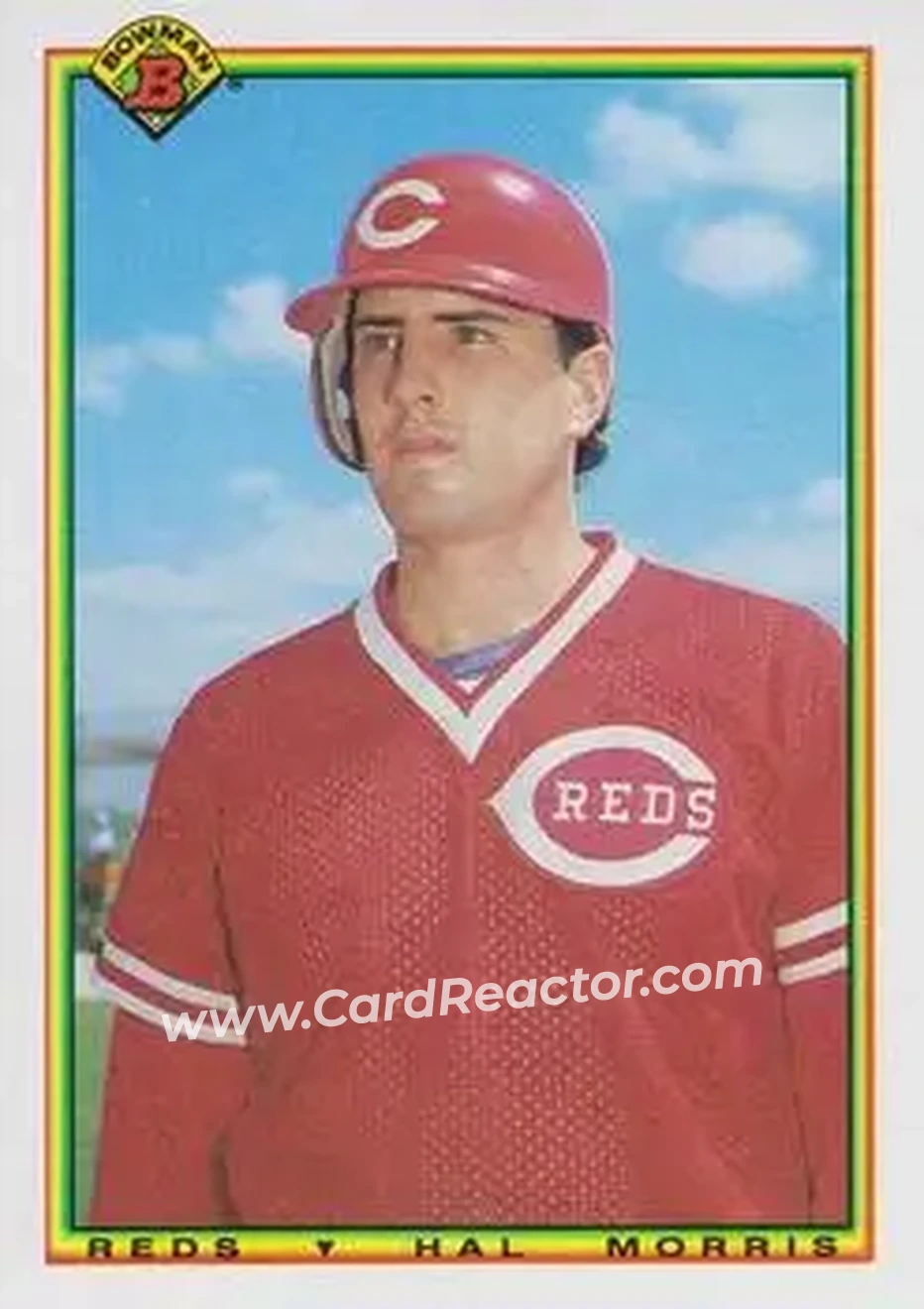 1990 Bowman #57 - Hal Morris - Cincinnati Reds - Front