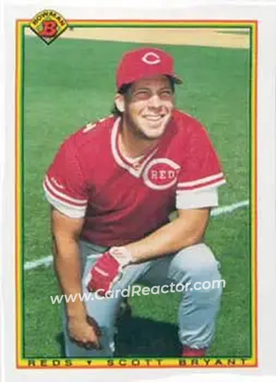 1990 Bowman #59 - Scott Bryant - Cincinnati Reds - Front