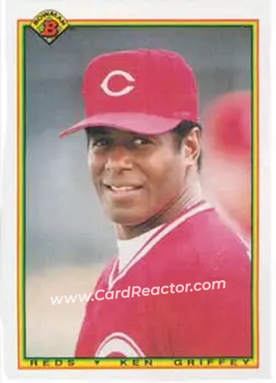 1990 Bowman #60 - Ken Griffey - Cincinnati Reds - Front