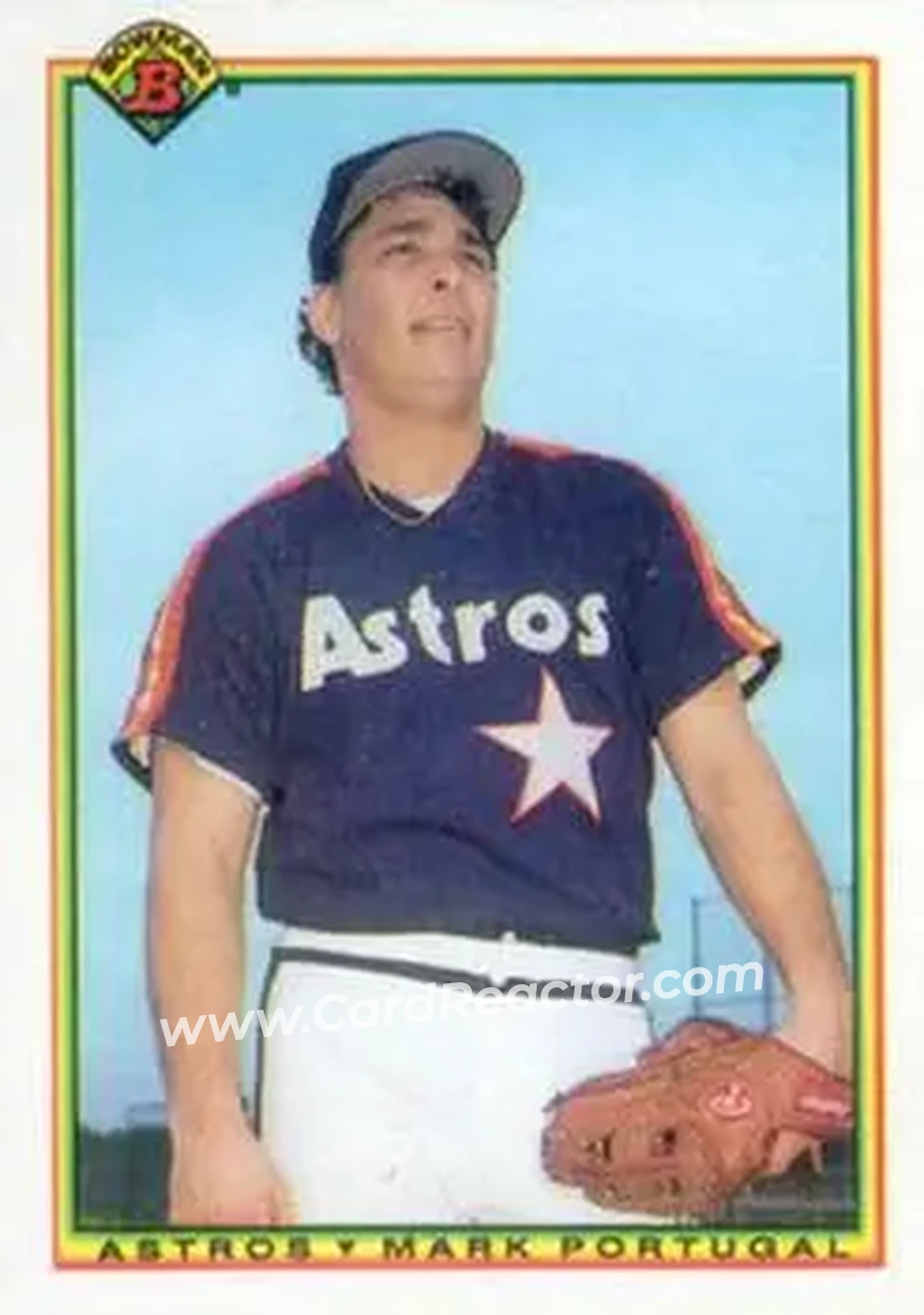 1990 Bowman #63 - Mark Portugal - Houston Astros - Front