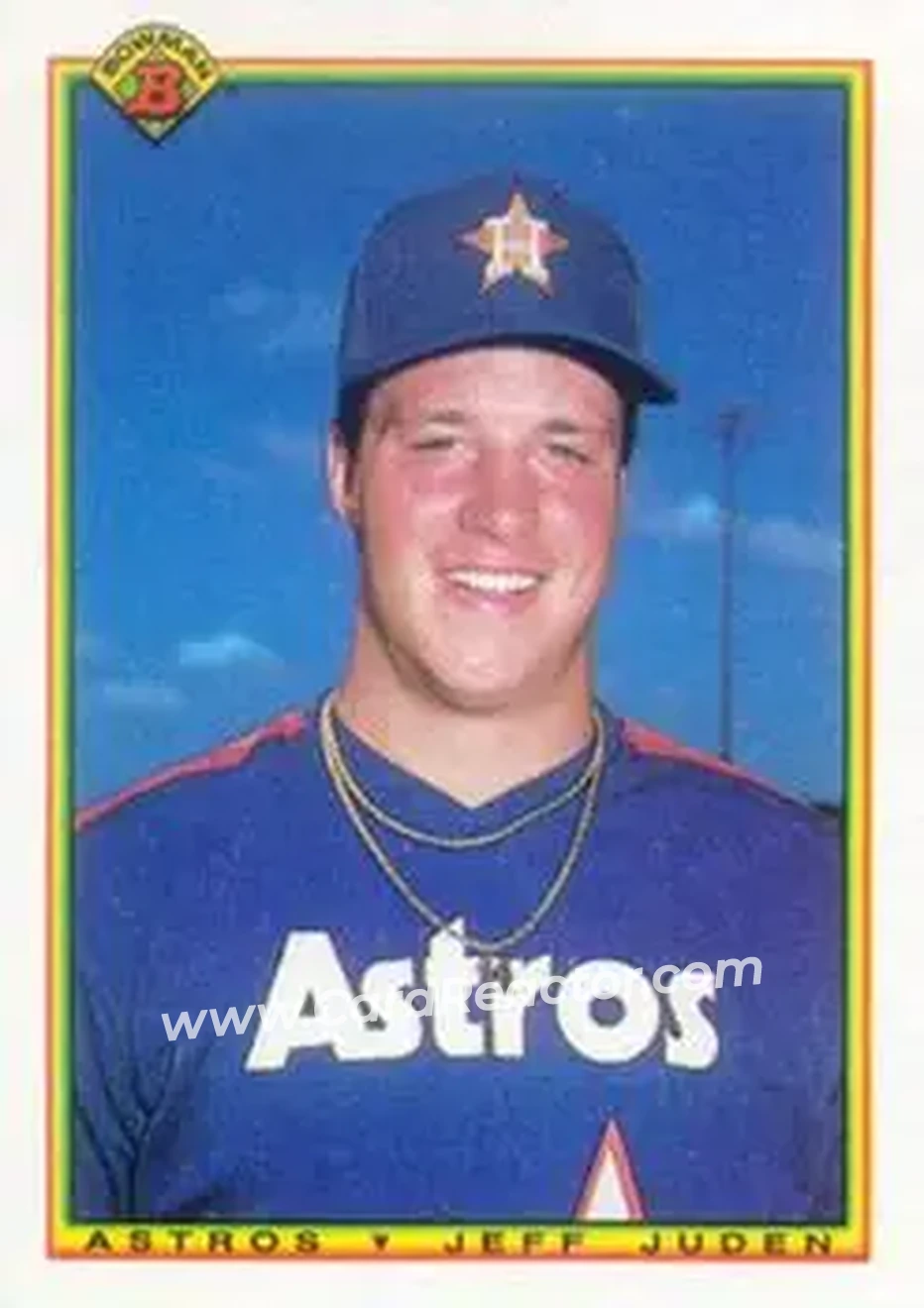 1990 Bowman #64 - Jeff Juden - Houston Astros - Front