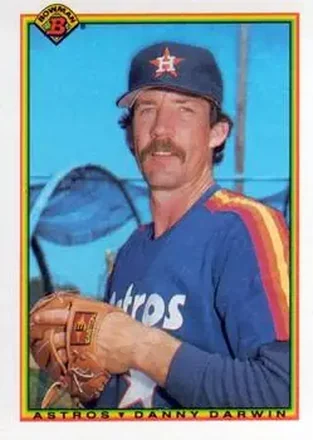 1990 Bowman #66 - Danny Darwin - Houston Astros 1990 Bowman #66 - Danny Darwin - Houston Astros