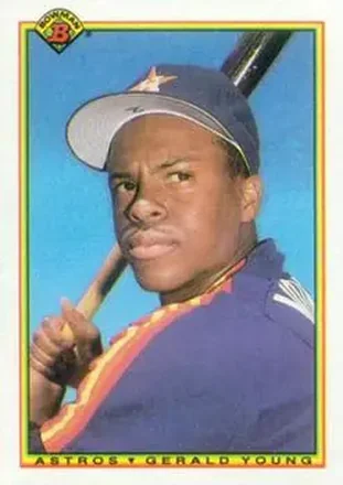 1990 Bowman #72 - Gerald Young - Houston Astros