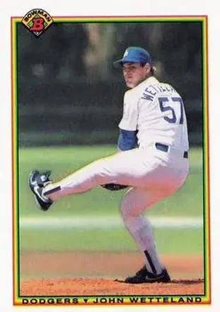 1990 Bowman #82 - John Wetteland - Los Angeles Dodgers