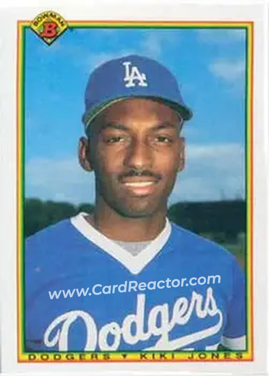 1990 Bowman #86 - Kiki Jones - Los Angeles Dodgers - Front