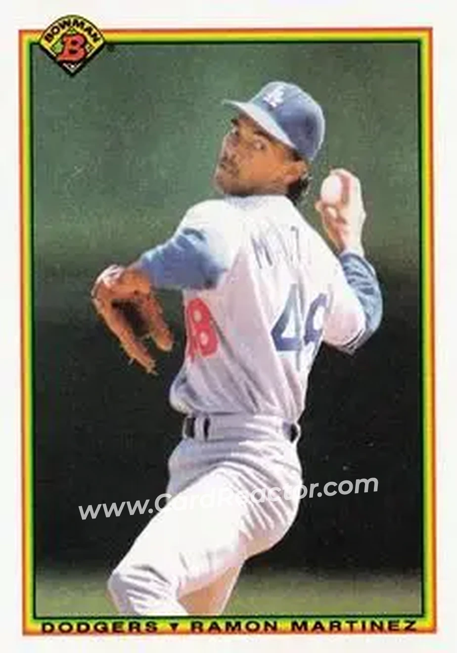 1990 Bowman #88 - Ramon Martinez - Los Angeles Dodgers - Front
