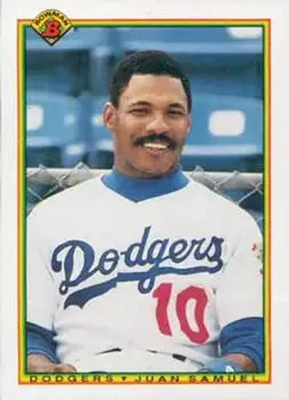 1990 Bowman #91 Juan Samuel