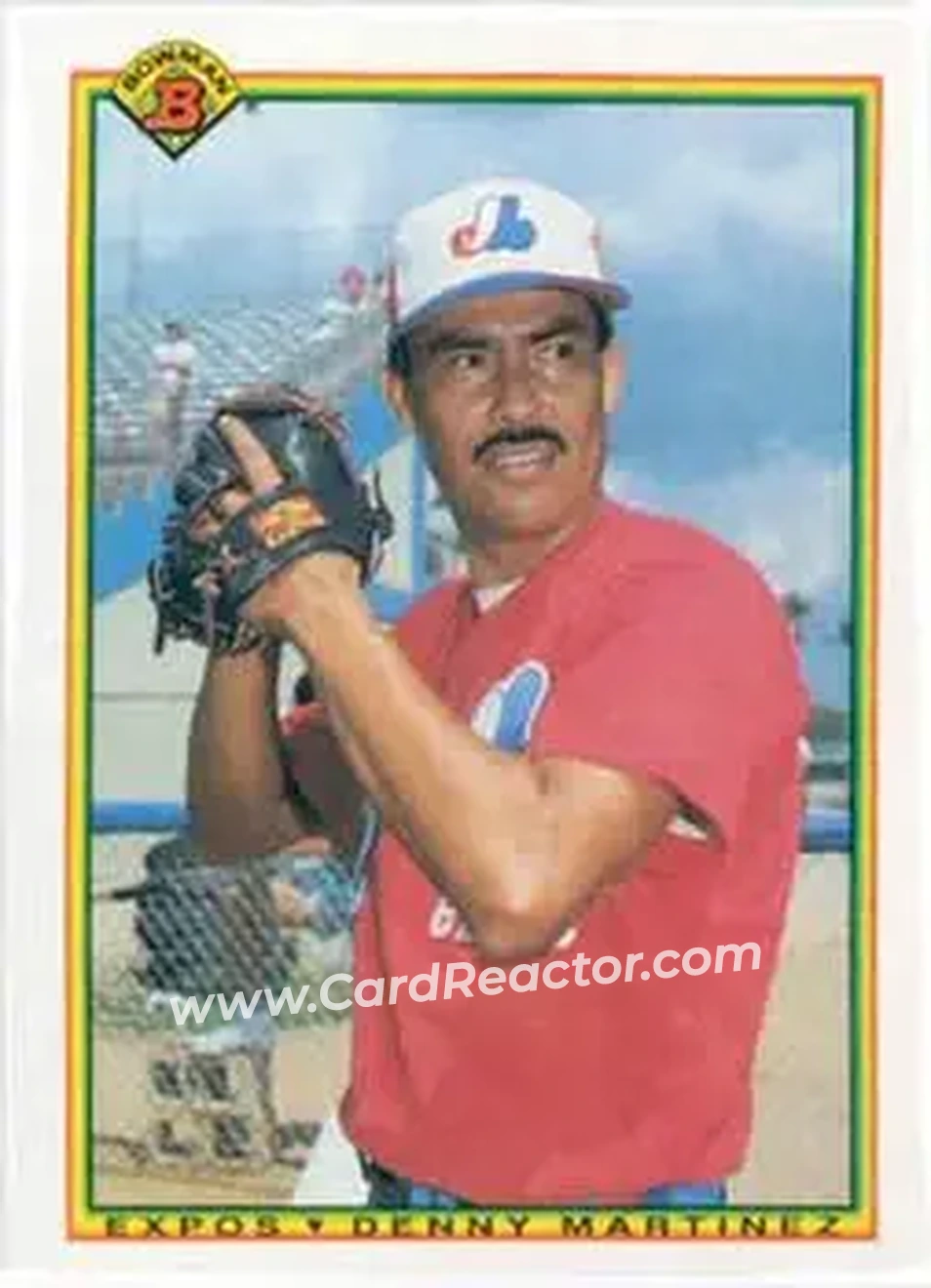 1990 Bowman #111 - Denny Martinez - Montreal Expos - Front 1990 Bowman #111 - Denny Martinez - Montreal Expos - Front