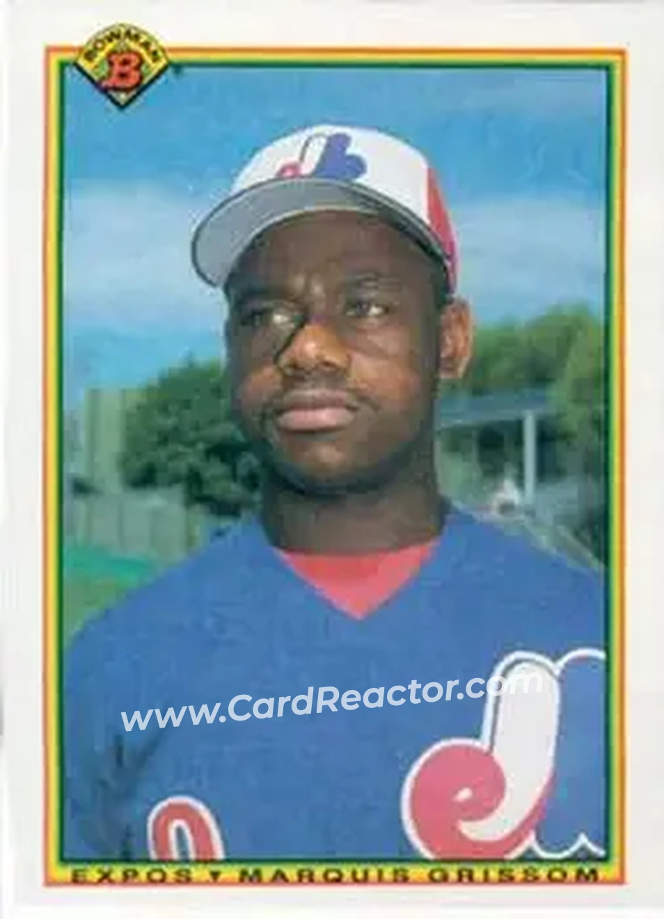1990 Bowman #115 - Marquis Grissom - Montreal Expos - Front