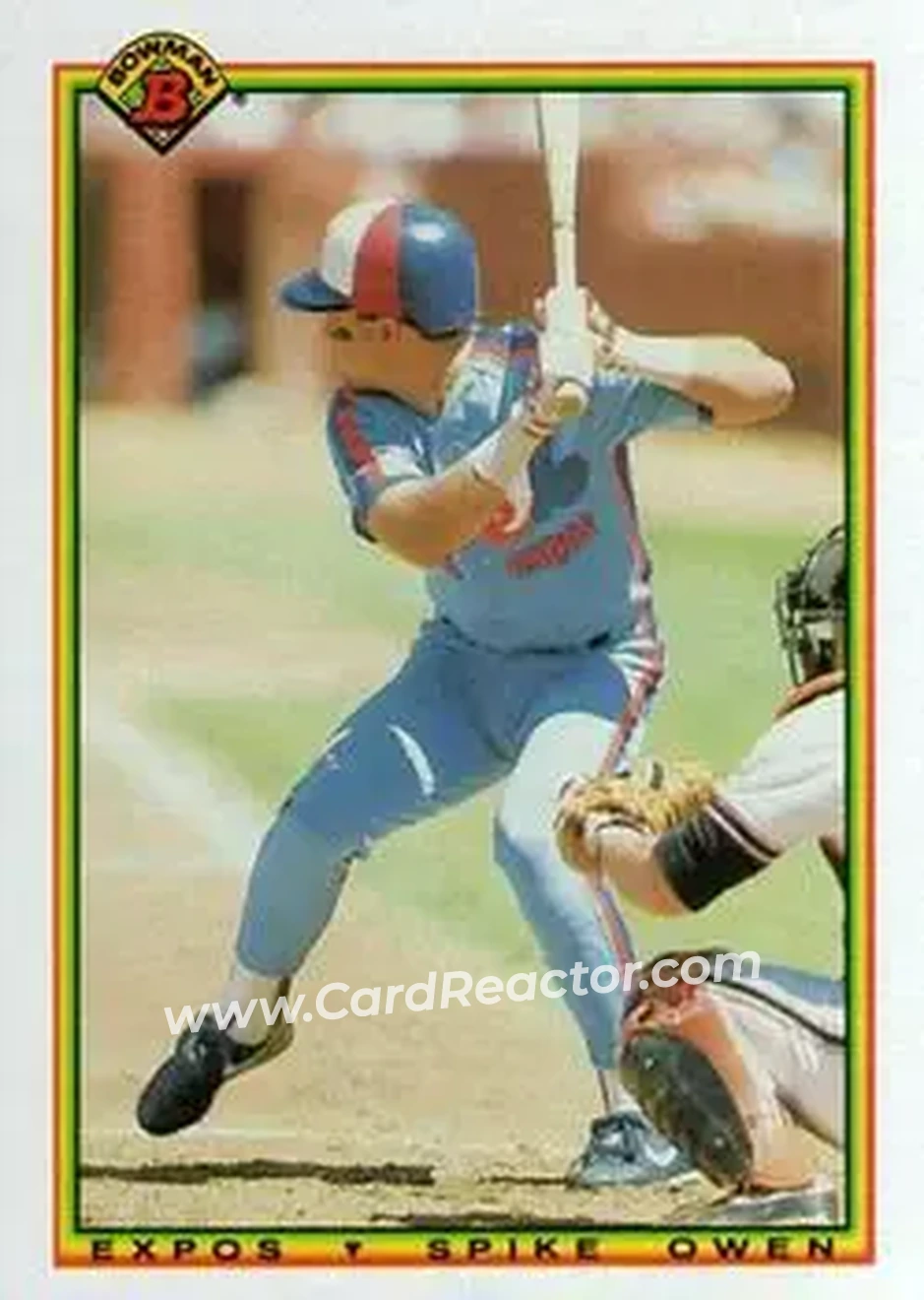 1990 Bowman #116 - Spike Owen - Montreal Expos - Front