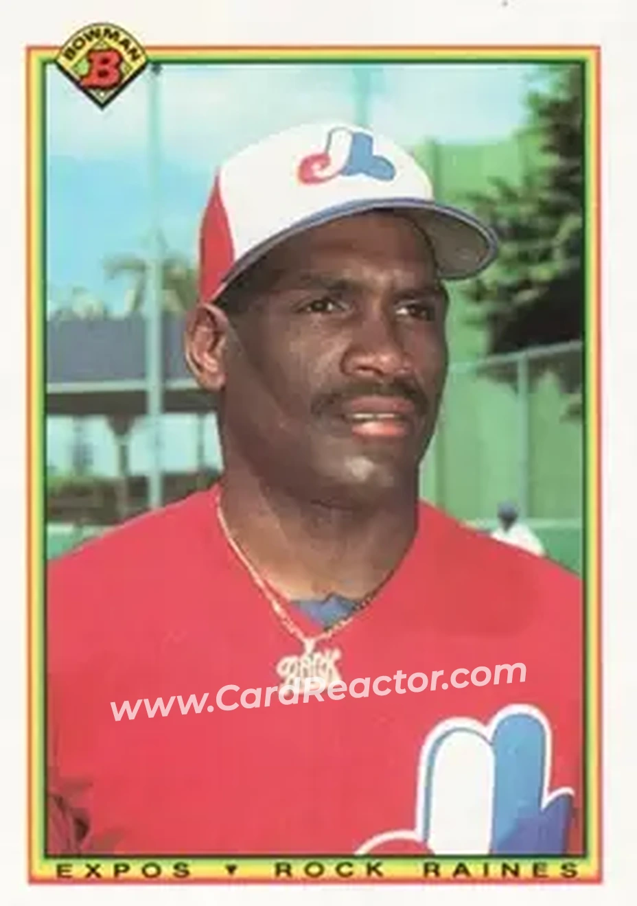 1990 Bowman #118 - Tim Raines - Montreal Expos - Front
