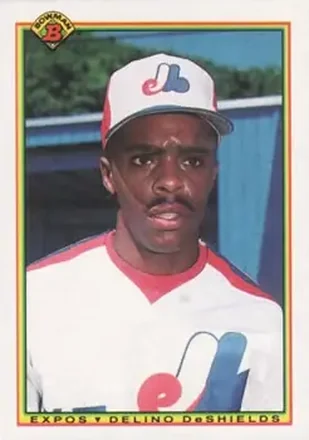 1990 Bowman #119 - Delino DeShields - Montreal Expos