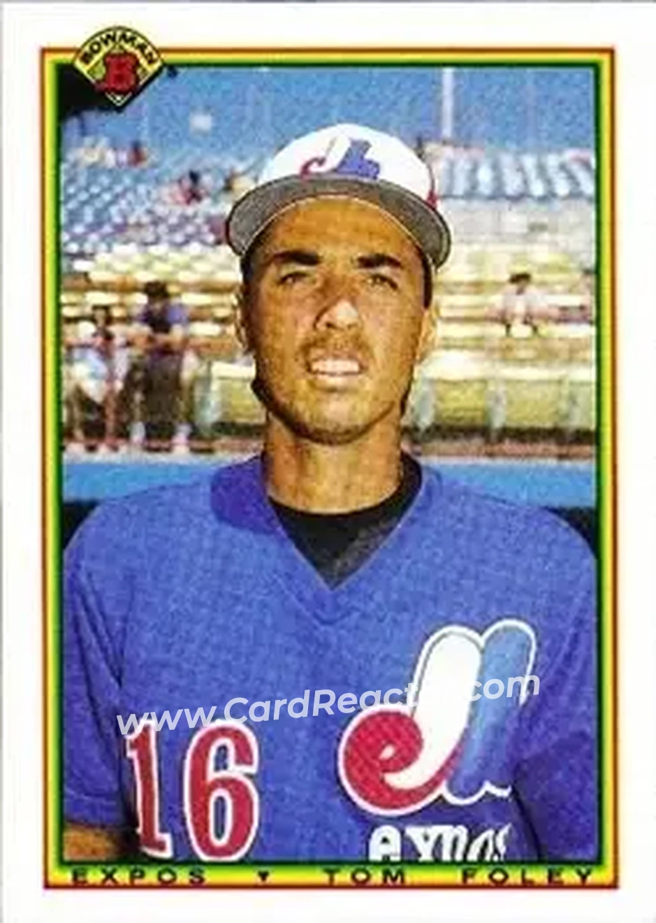 1990 Bowman #120 - Tom Foley - Montreal Expos - Front