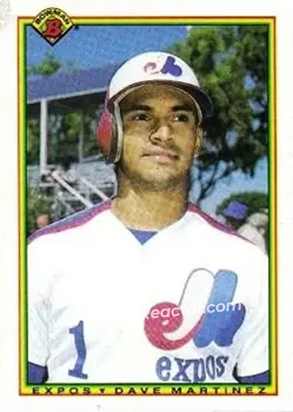 1990 Bowman #121 - Dave Martinez - Montreal Expos - Front