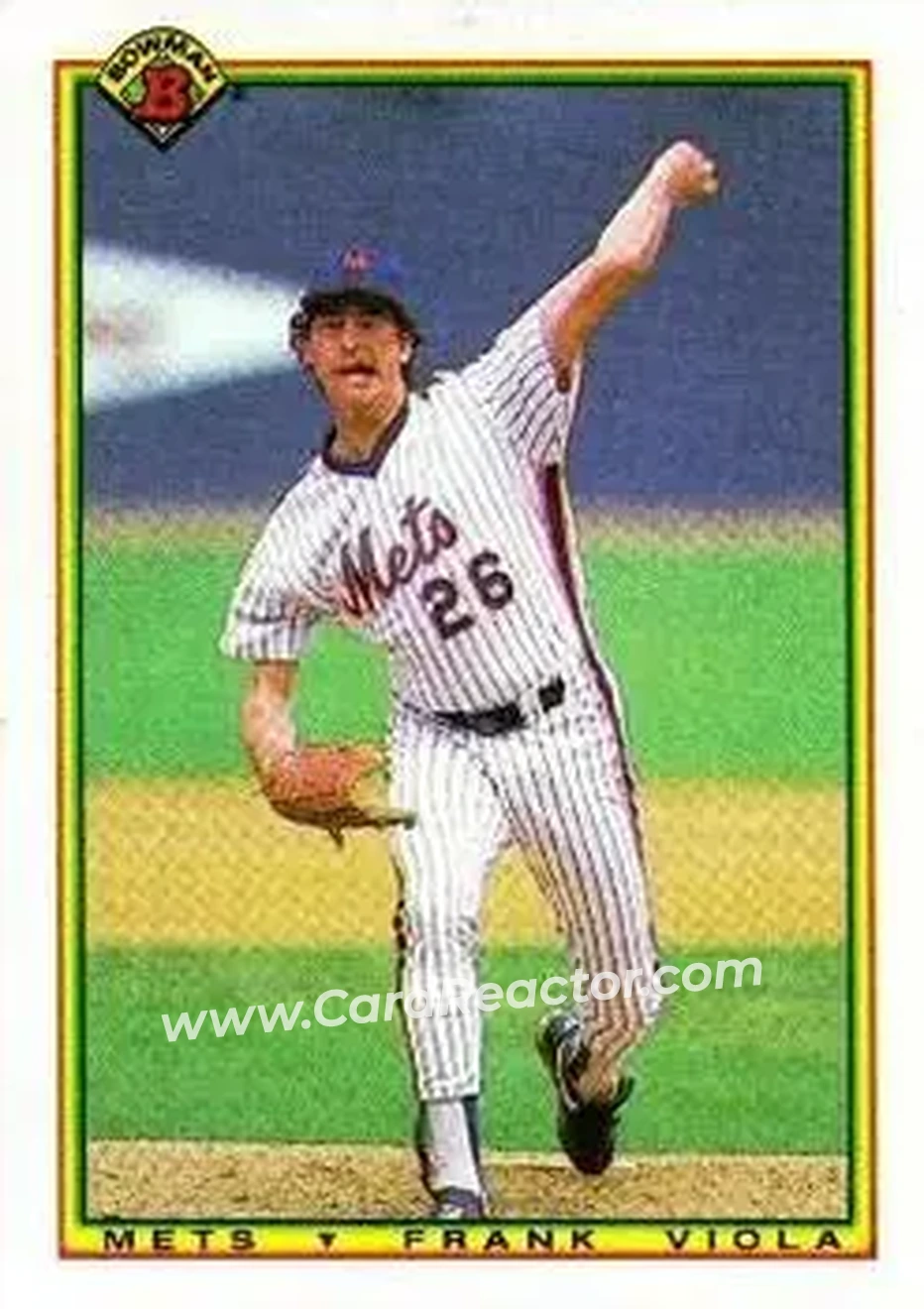 1990 Bowman #122 - Frank Viola - New York Mets - Front