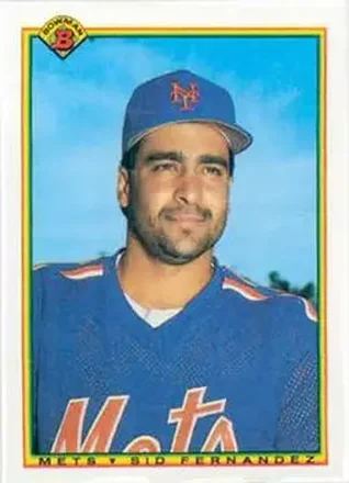 1990 Bowman #131 - Sid Fernandez - New York Mets 1990 Bowman #131 - Sid Fernandez - New York Mets