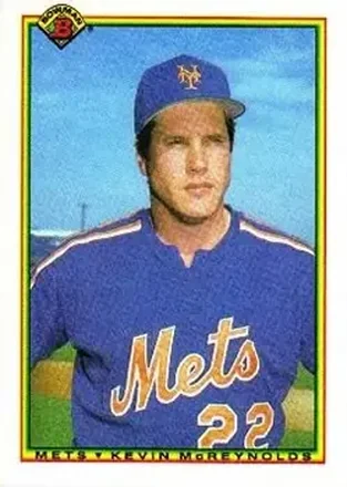 1990 Bowman #138 - Kevin McReynolds - New York Mets 1990 Bowman #138 - Kevin McReynolds - New York Mets