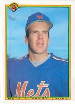 1990 Bowman #139 - Barry Lyons - New York Mets 1990 Bowman #139 - Barry Lyons - New York Mets