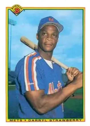 1990 Bowman #141 - Darryl Strawberry - New York Mets