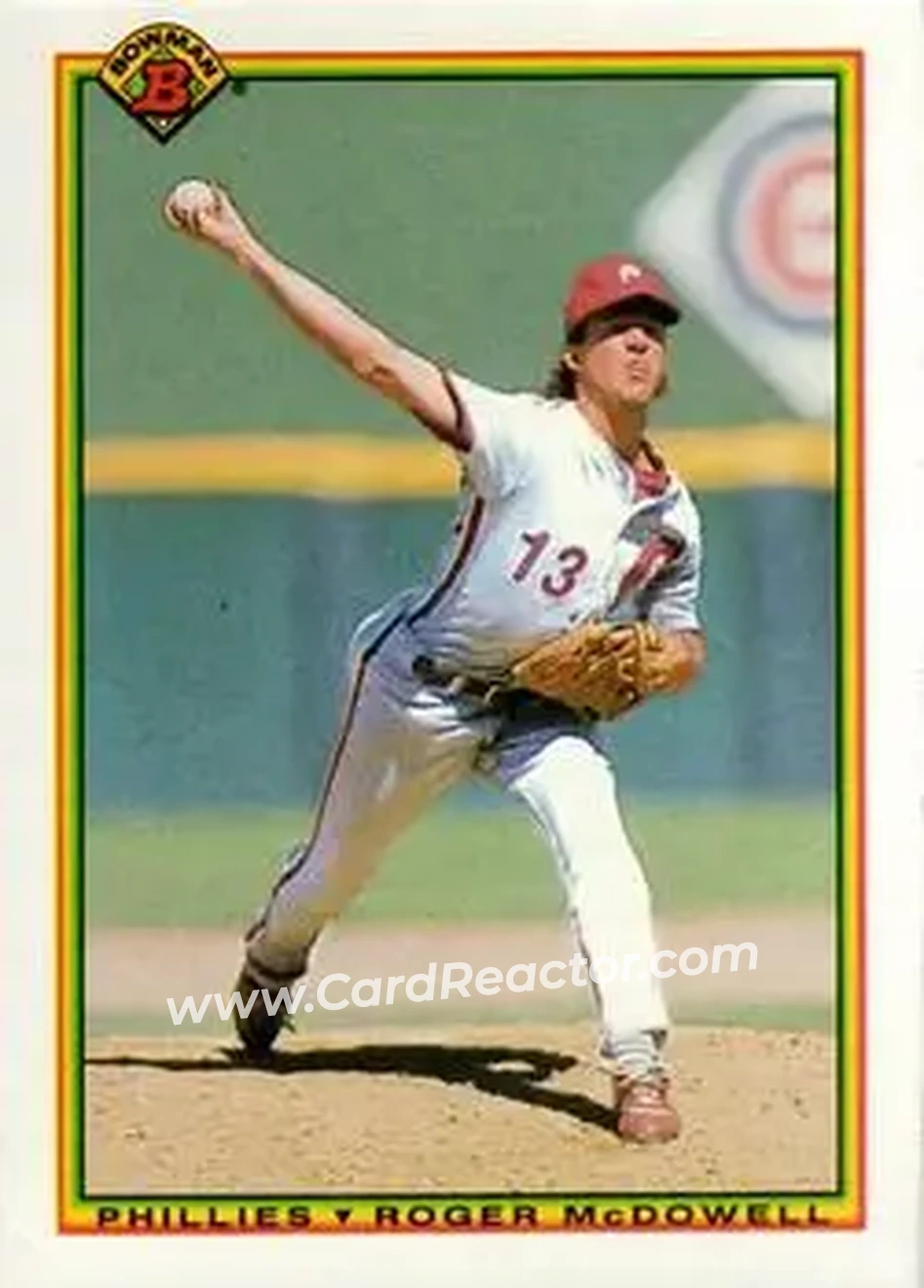 1990 Bowman #146 - Roger McDowell - Philadelphia Phillies - Front