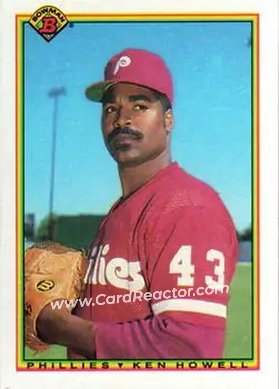 1990 Bowman #147 - Ken Howell - Philadelphia Phillies - Front
