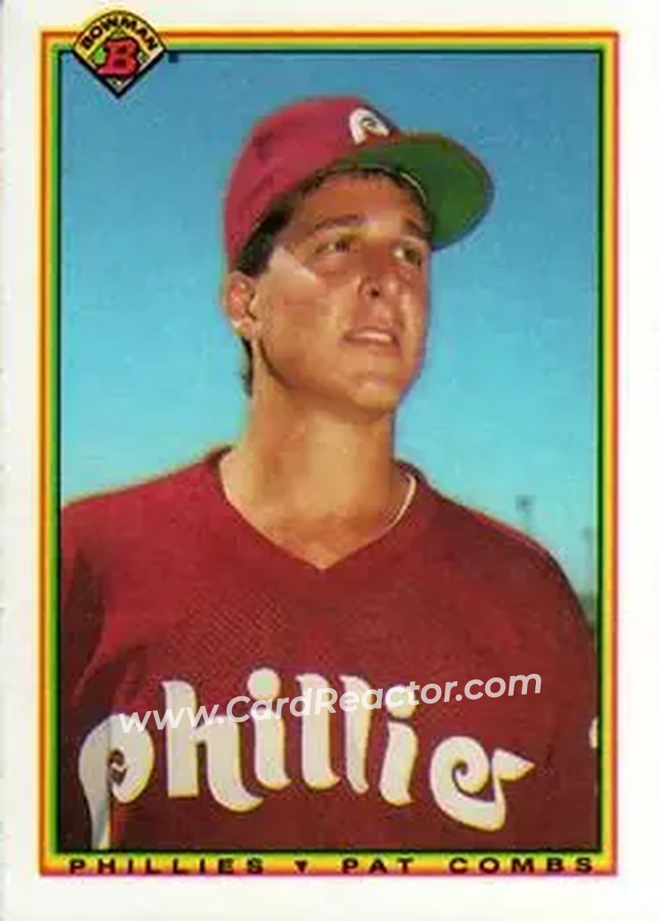 1990 Bowman #148 - Pat Combs - Philadelphia Phillies - Front