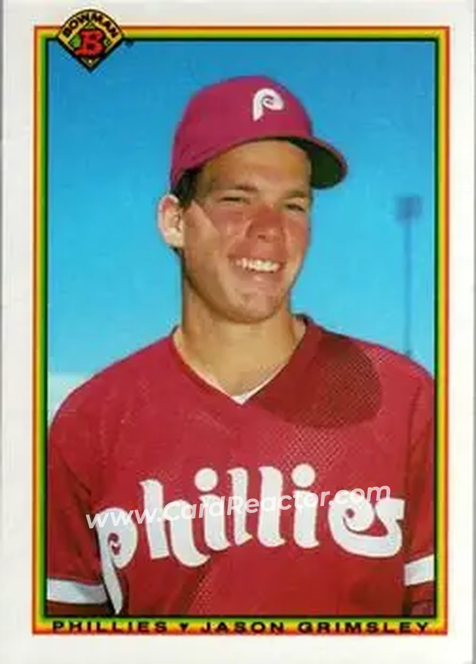 1990 Bowman #151 - Jason Grimsley - Philadelphia Phillies - Front