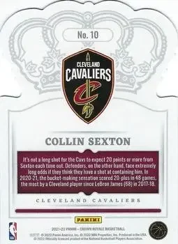 Back of Collin Sexton