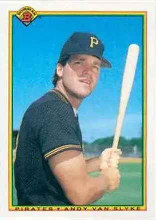1990 Bowman #171 - Andy Van Slyke - Pittsburgh Pirates
